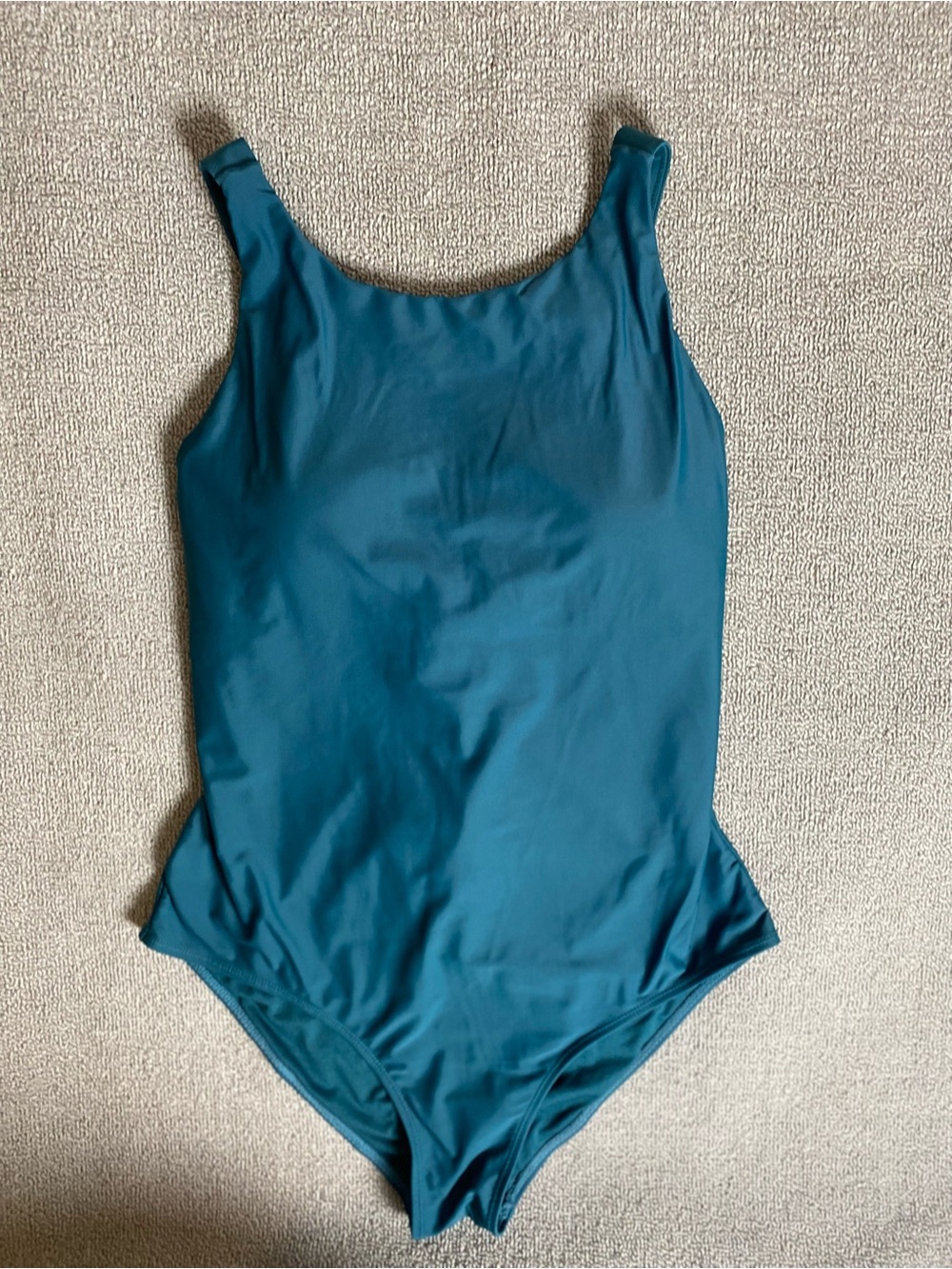 Eddie Bauer Women’s One Piece Full Coverage Teal Padded Swimsuit- Outdoor Hiking